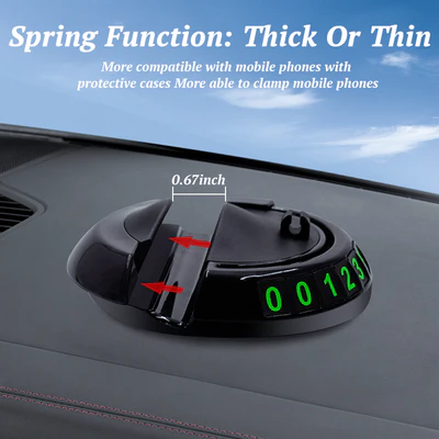 Alfombrilla antideslizante para el soporte del móvil
